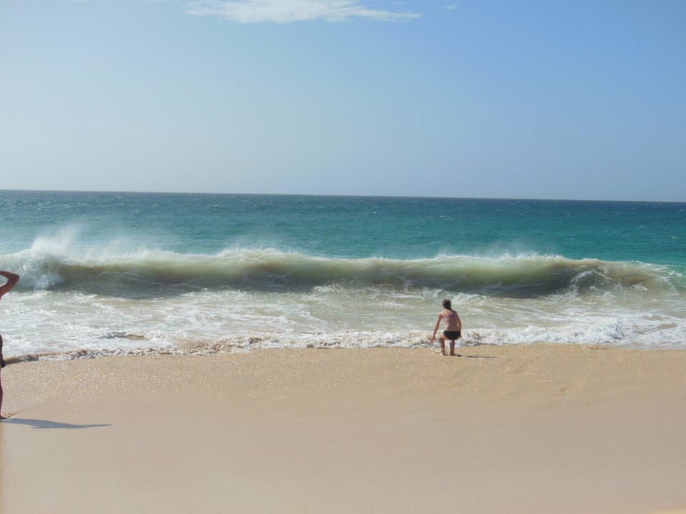 Teils ordentlicher Wellengang Hotel Riu Touareg