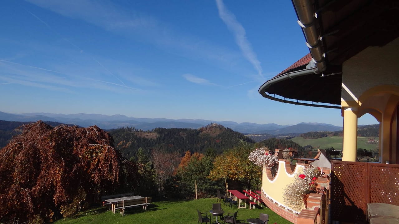 Traumhafte Aussicht Biolandhaus Arche