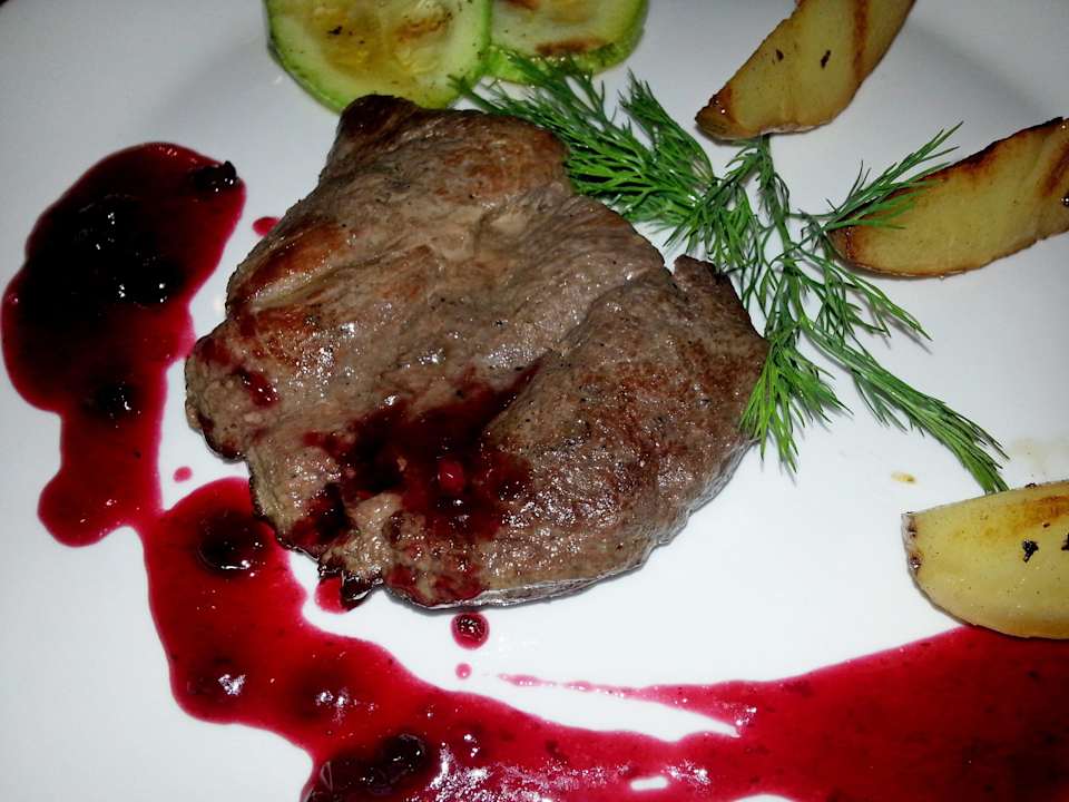 Deer meat Amaks Hotel Polyarnaya Zvezda