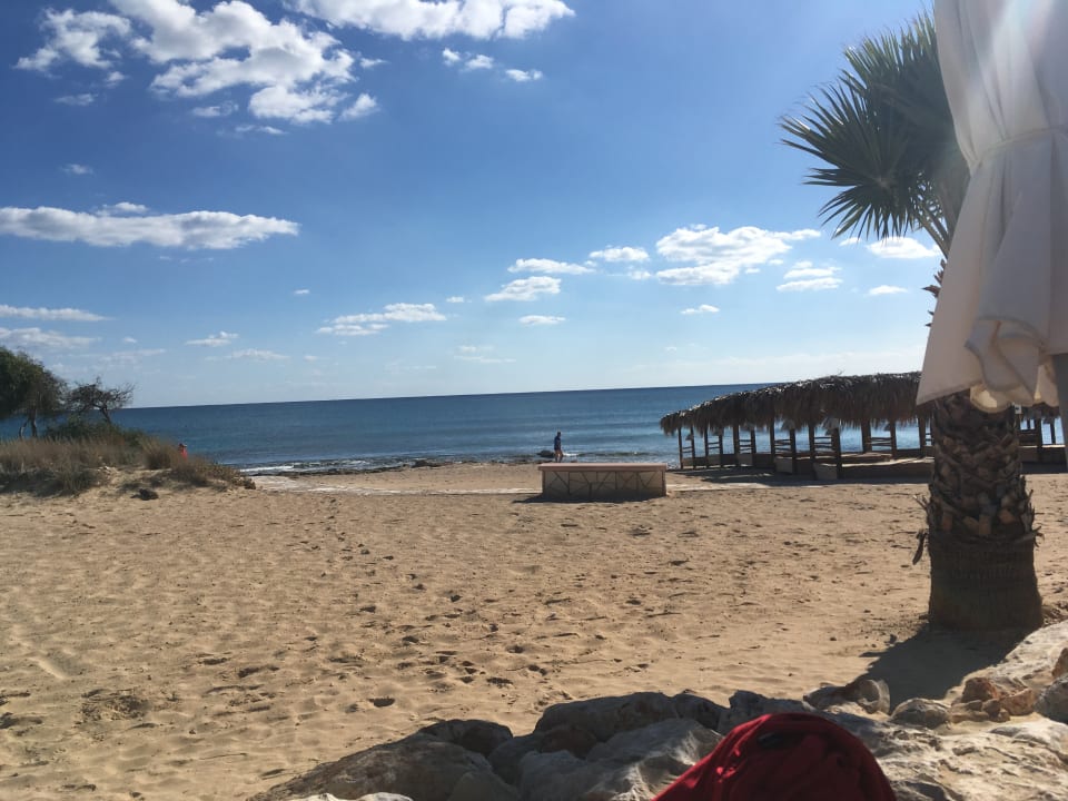 Blick von der Liege Asterias Beach