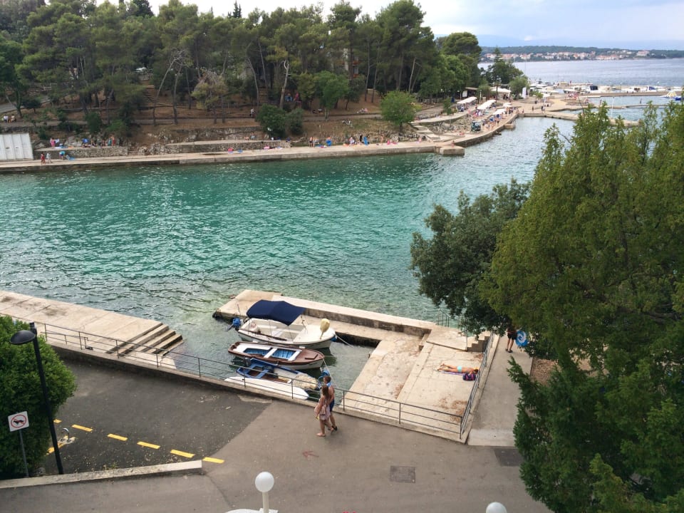 Vom Balkon aus gesehen Apartments & Rooms Milcetic