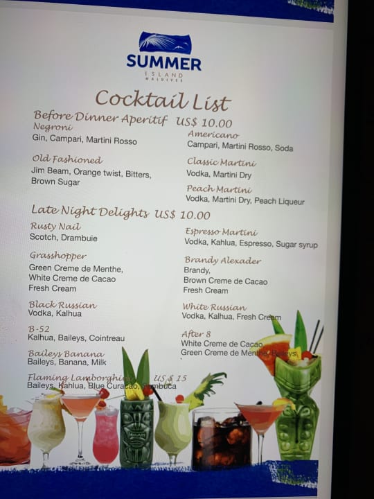 Gastro Summer Island Maldives