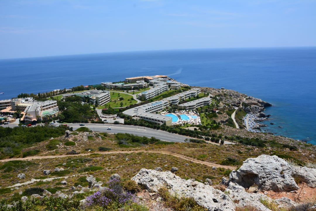 Hotel von oben... Hotel Kalithea Horizon Royal