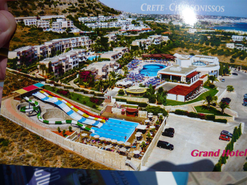 Von der Postkarte fotographiert Grand Hotel Holiday Resort