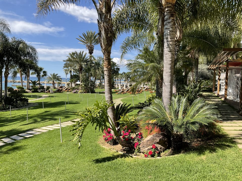 Gartenanlage Amathus Beach Hotel Limassol