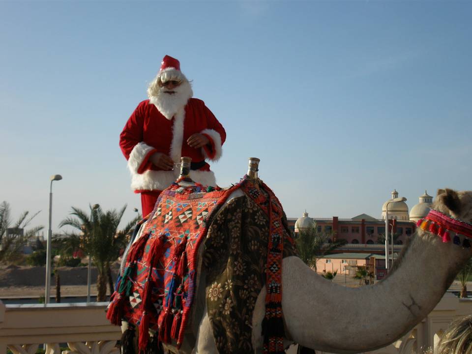 Ankunft des Weihnachtsmanns Pickalbatros Palace Resort