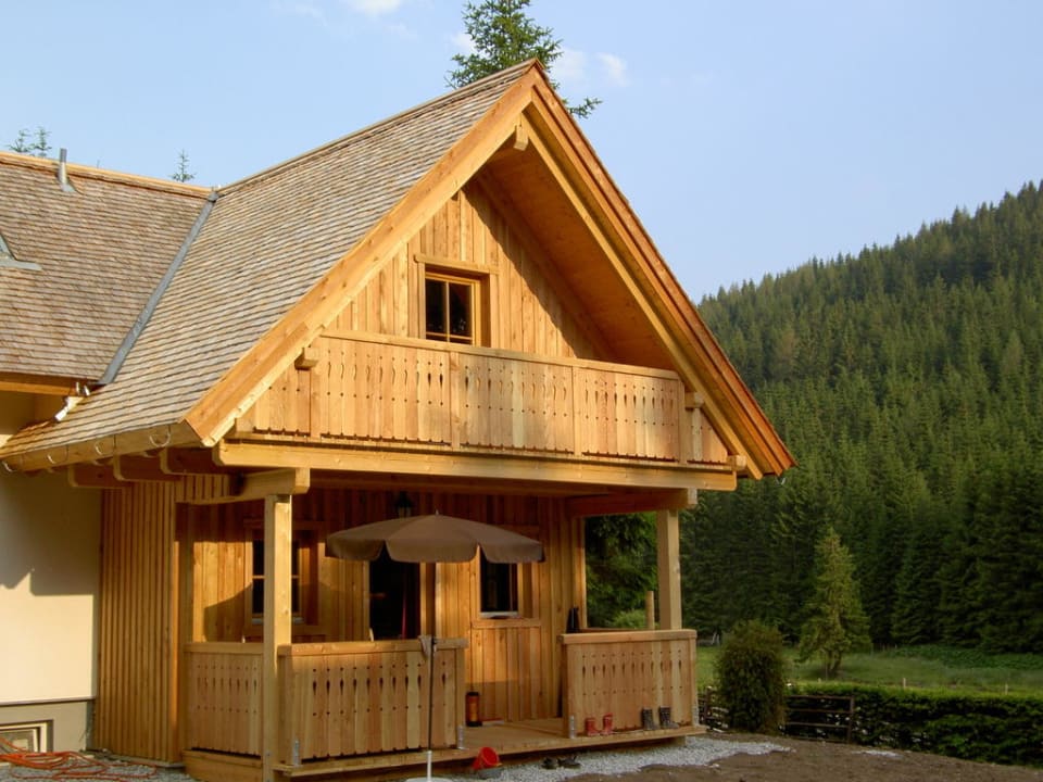 Hütten aus Almholz Holzmeisterhütte