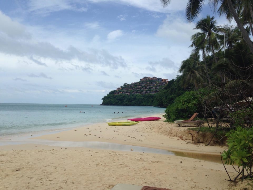 Eindruck vom Strand, sehr schön Cape Panwa Hotel