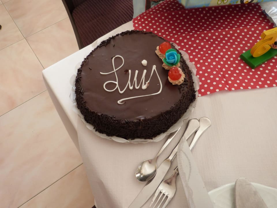 Wieder eine Torte für unseren Sohn Hotel Club S'Illot