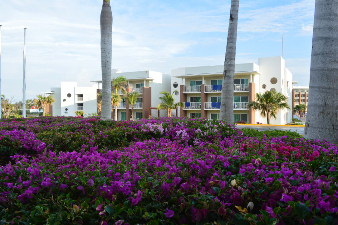Vor der Lobby Playa Vista Azul