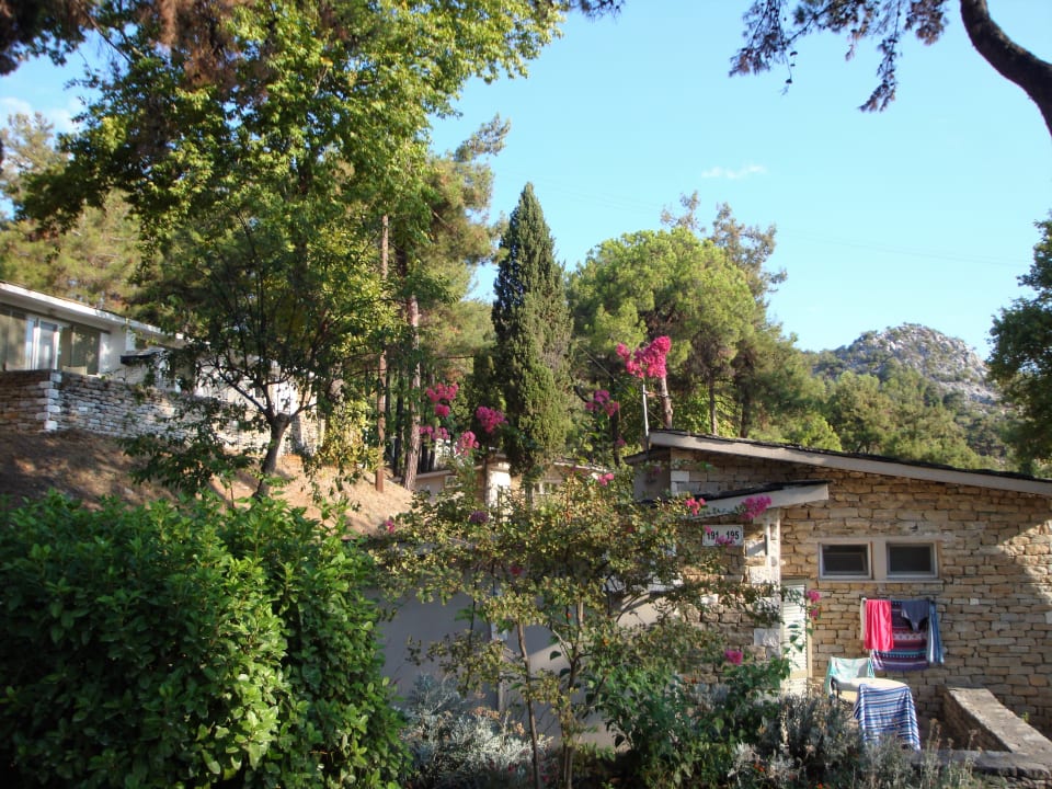 Außenansicht Hotel Makryammos Bungalows