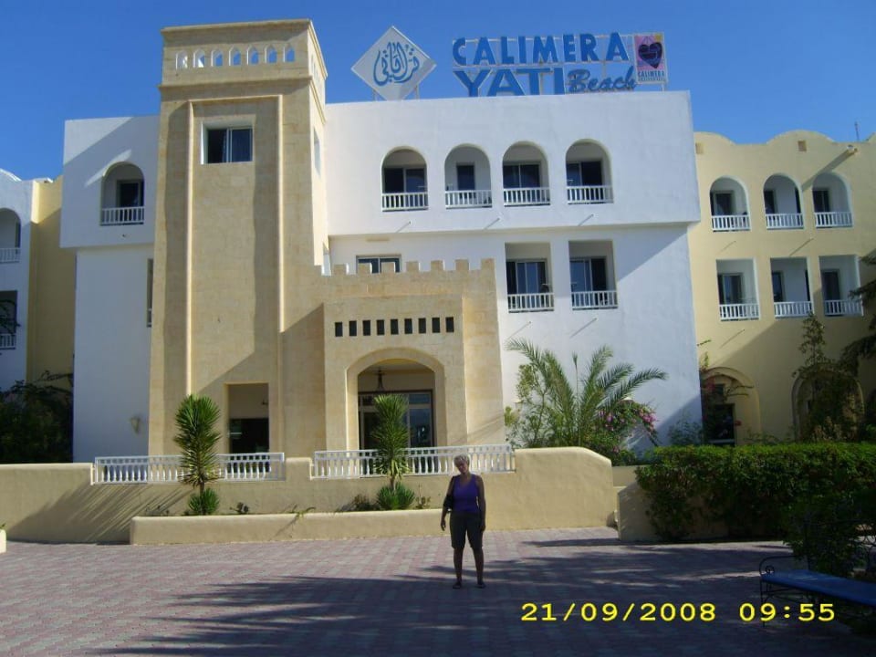 Hoteleingang Calimera Yati Beach