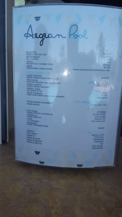 Getränke  Lindos Princess Beach Resort & Spa