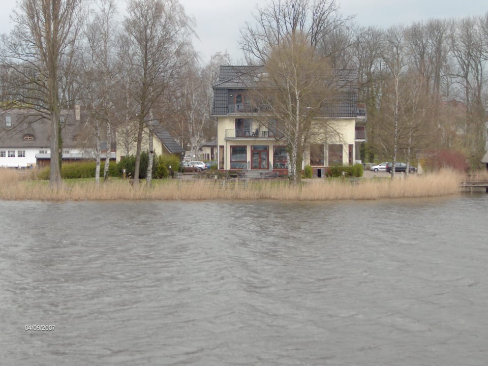 Von einem Bot auf der Müritz Hotel Seestern