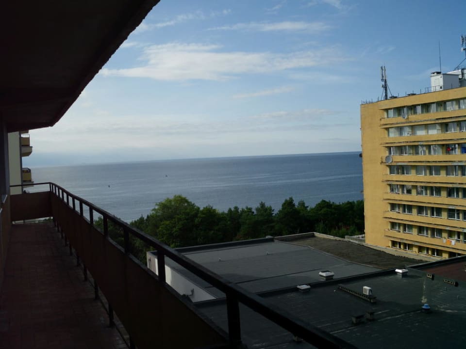 Blick vom Balkon Vestina Wellness & Spa Hotel