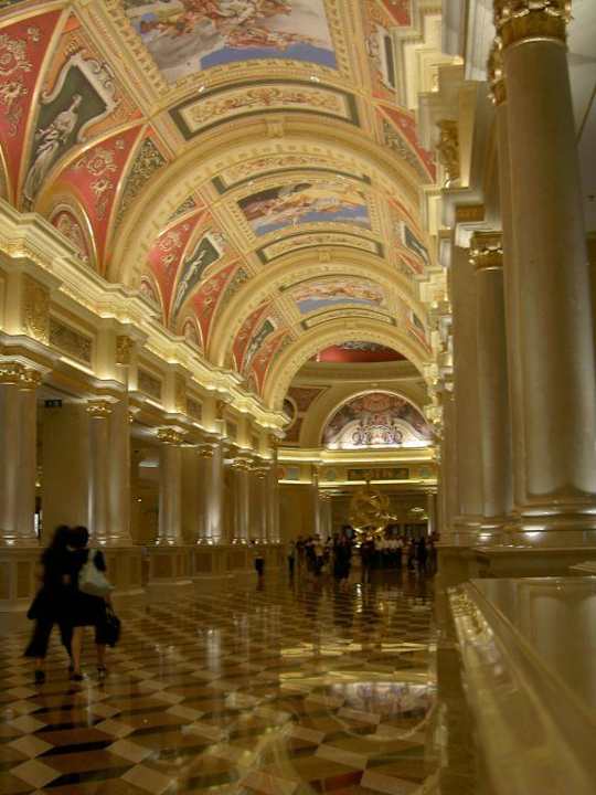 Spektakuläre Eingangshalle The Venetian Macao Resort & Casino