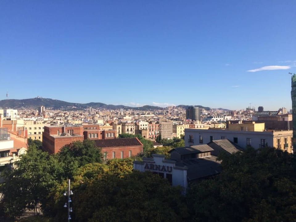 Tolle Aussicht vom Balkon INNSiDE by Meliá Barcelona Apolo