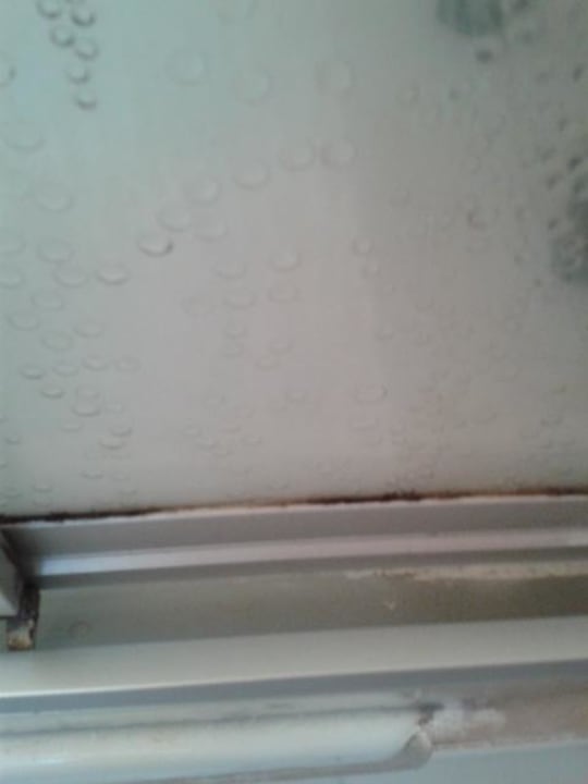 Duschtüre ohne Worte Hotel Gondel