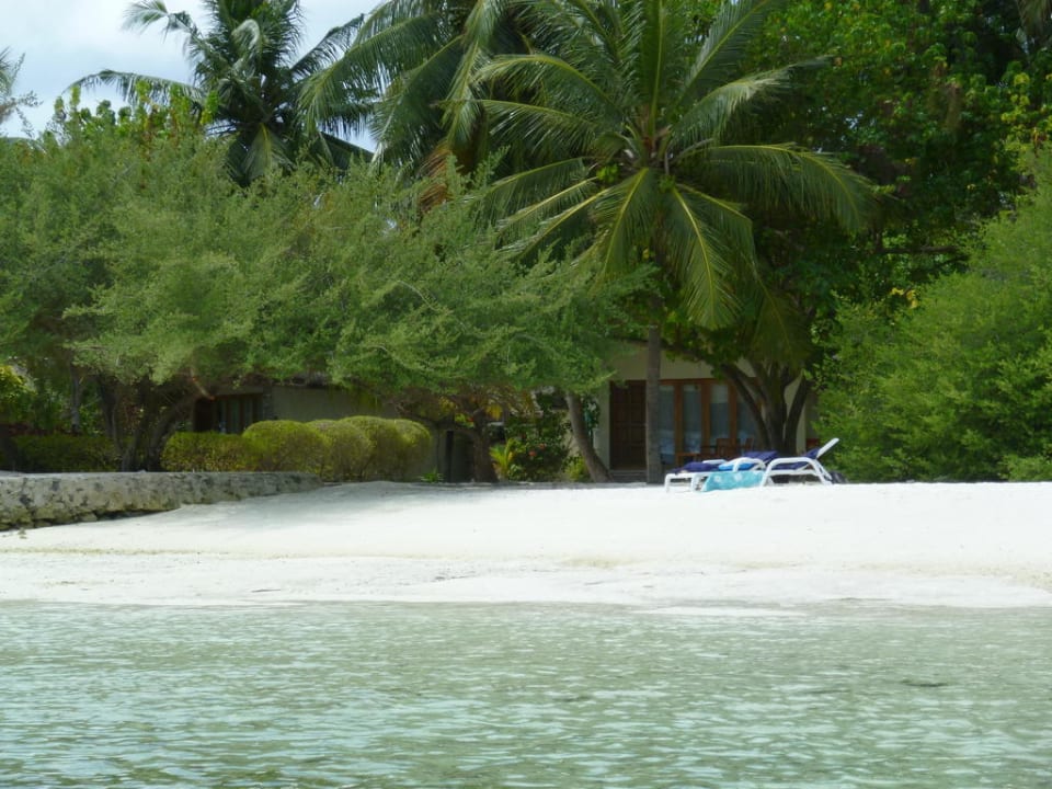 Strand vor der Zimmertür Adaaran Select Hudhuran Fushi - Premium All Inclusive
