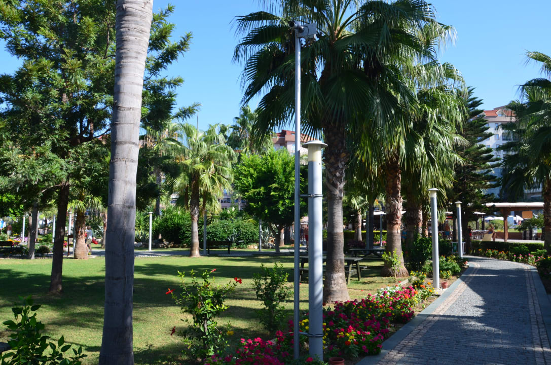 Weg vom Strand zum Pool Arycanda Kirman Premium