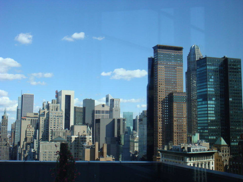 Blick aus dem Businesscenter Hotel Mandarin Oriental New York
