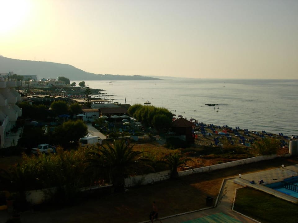 Blick vom Balkon Hotel Alcionides / Alkyonides