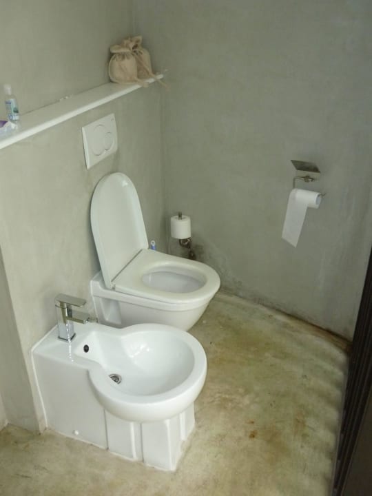 Katastrophales WC Bungalow Nr. 108 Kihaa Maldives