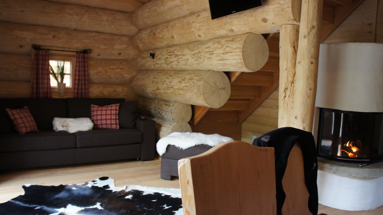 Wohnraum  Hüttendorf Maria Alm