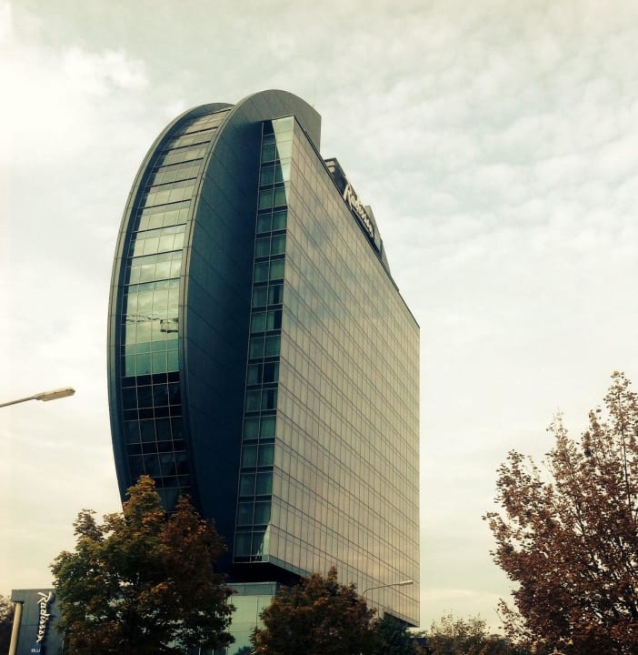 Radisson Blu abends Radisson Blu Hotel Frankfurt