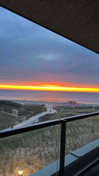 Ausblick Strandhotel Het Hoge Duin