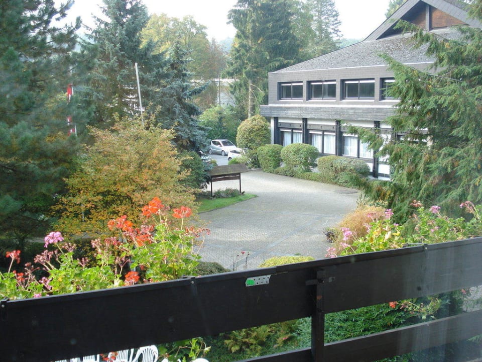 Blick vom Balkon Country Hotel