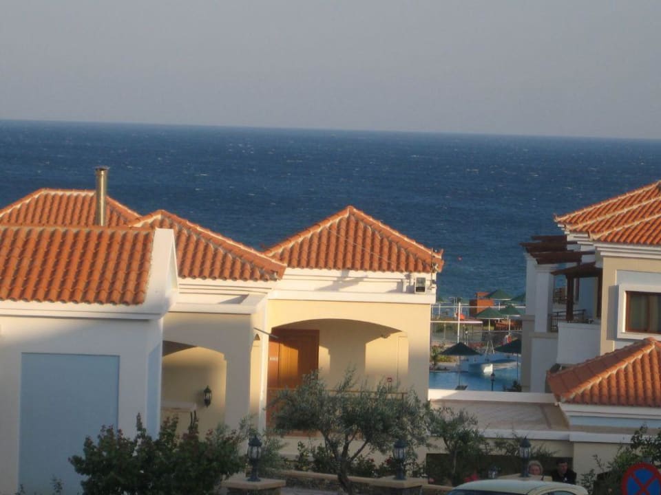 Blick von der Wunderbar auf die Bungalows Lindos Imperial Resort & Spa