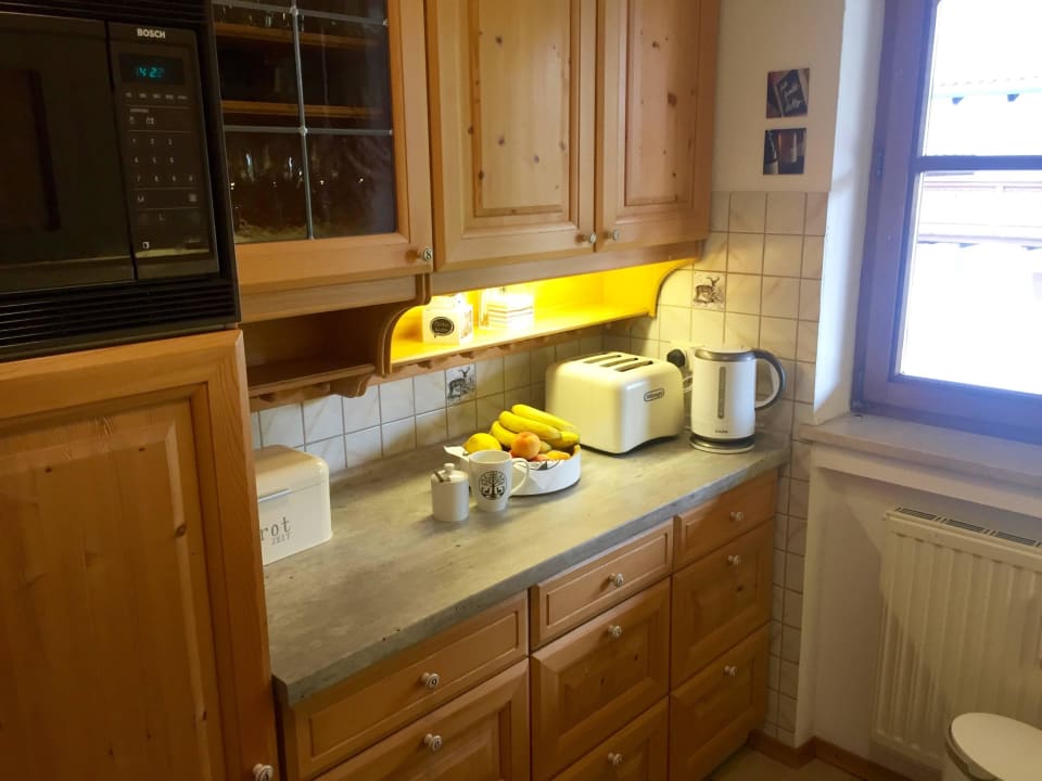 Voll ausgestattete Küche! Ferienwohnung Alpspitzliebe