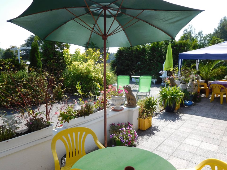 Blick von der Terrasse Naherholungsgebiet am Rückersdorfer See