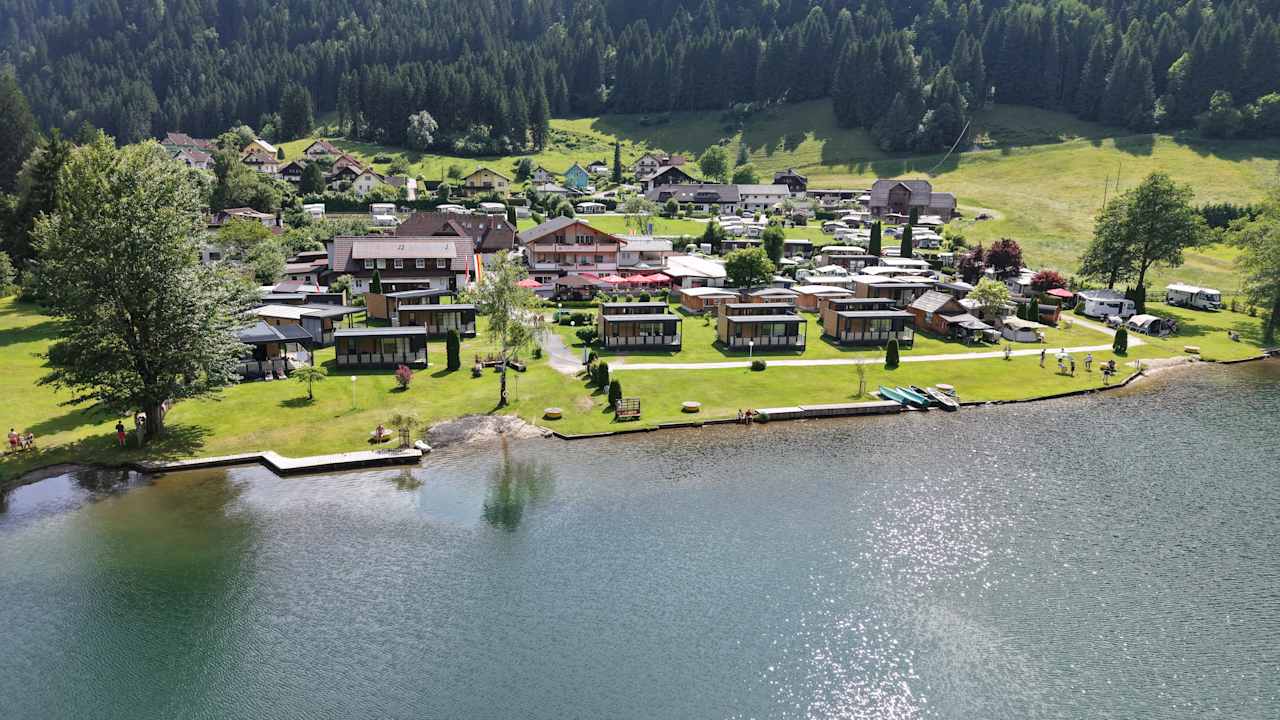 Außenansicht Hotel - Restaurant- Camping Fischerhof Glinzner