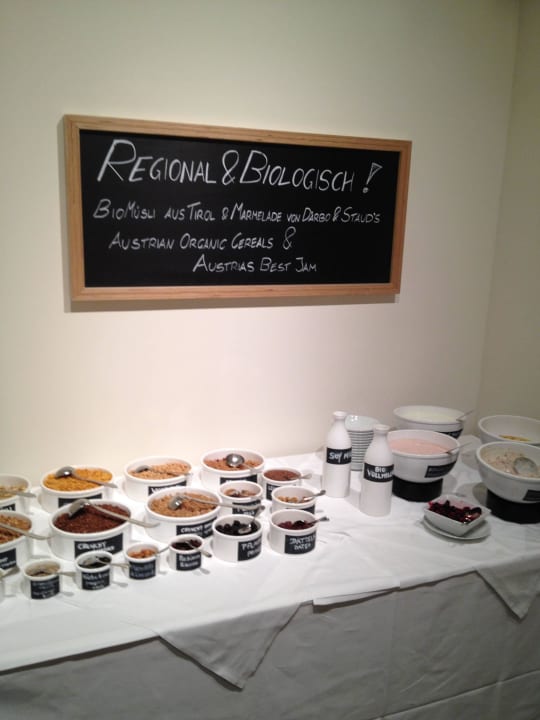 Frühstücksbuffet Hotel Altstadt Vienna