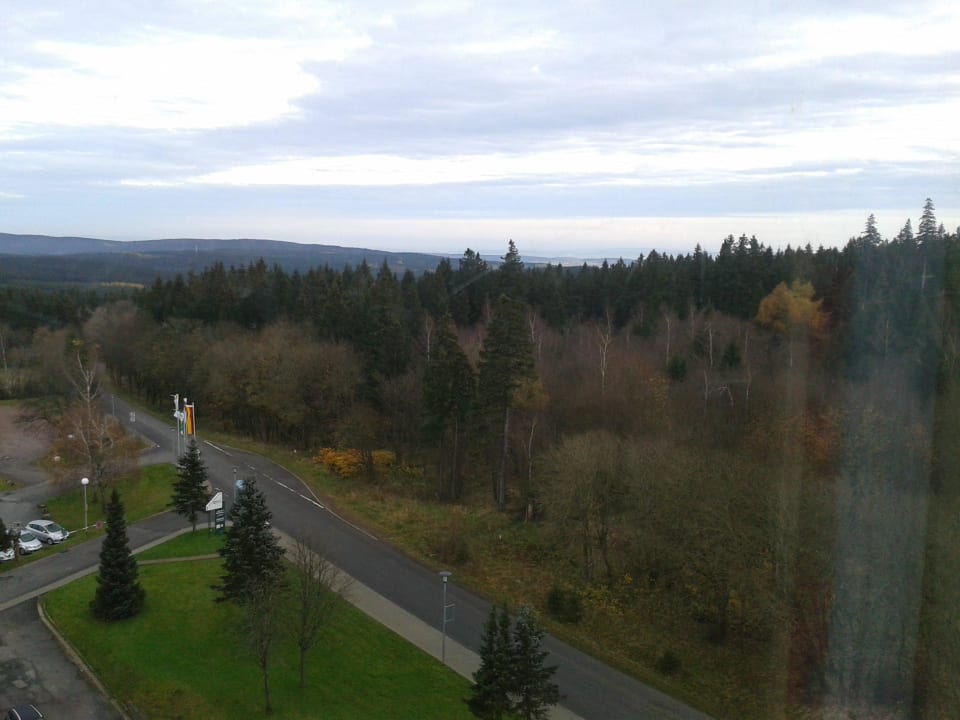 Wald und nochmal Wald in nördlicher Richtung AHORN Panorama Hotel Oberhof