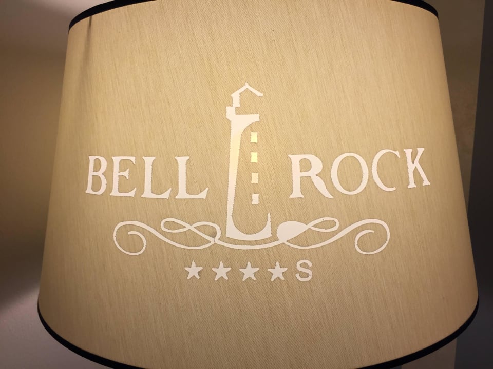 Lampe mit Bell Rock Logo Hotel Bell Rock Europa-Park