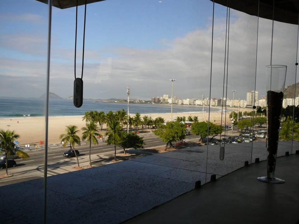 Ausblick vom Frühstücksraum auf die Copacabana Hotel PortoBay Rio de Janeiro