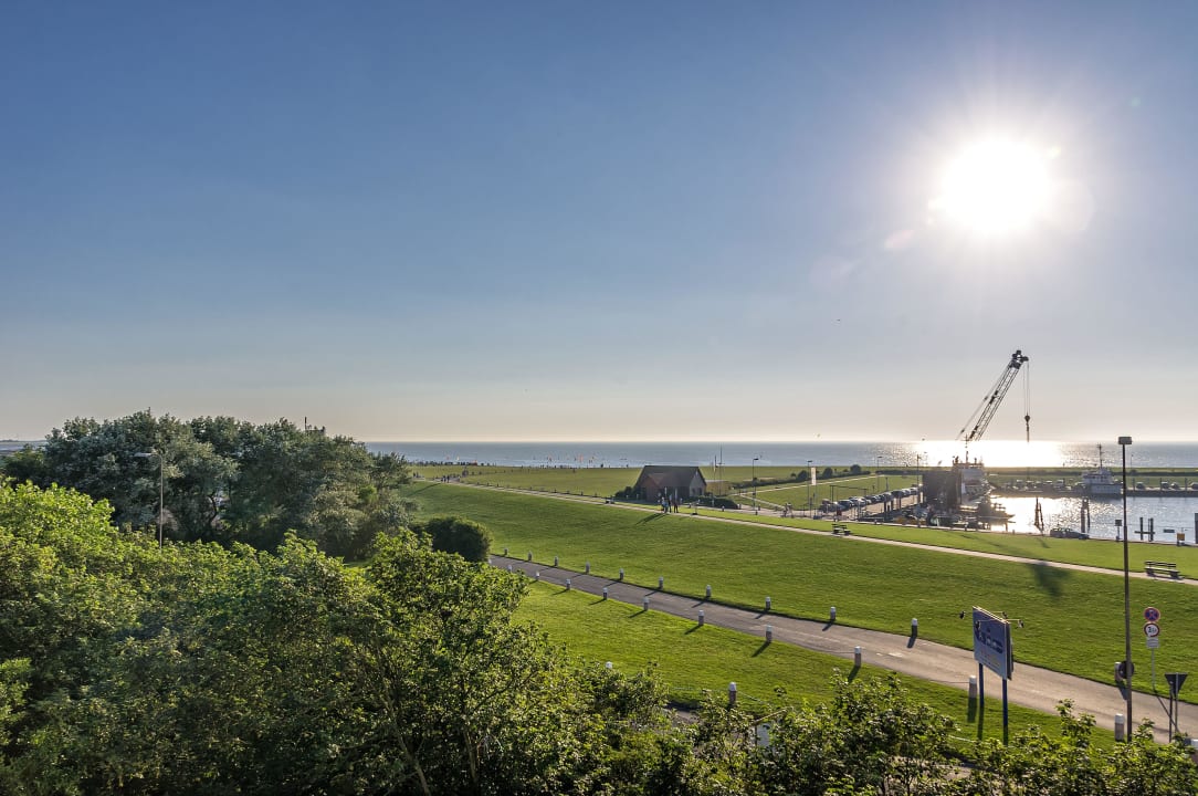 Blick vom Zimmer auf die Nordsee Hotel Fährhaus