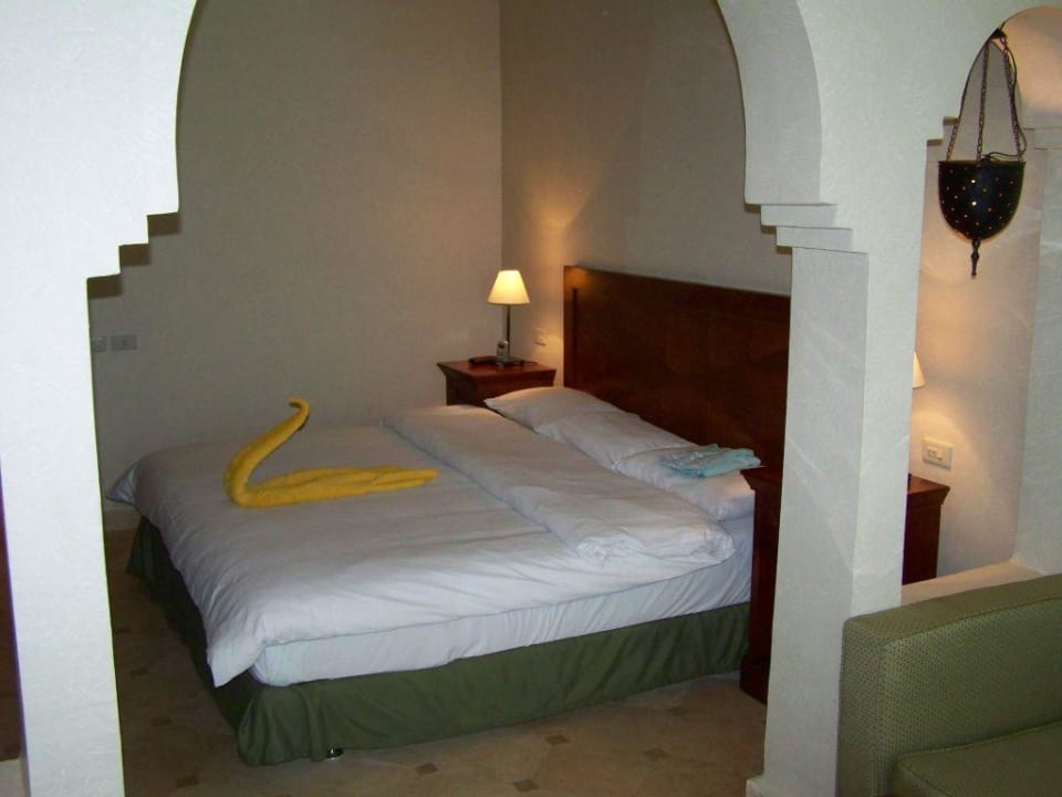 Schlafbereich der Junior-Suite Ghazala Gardens