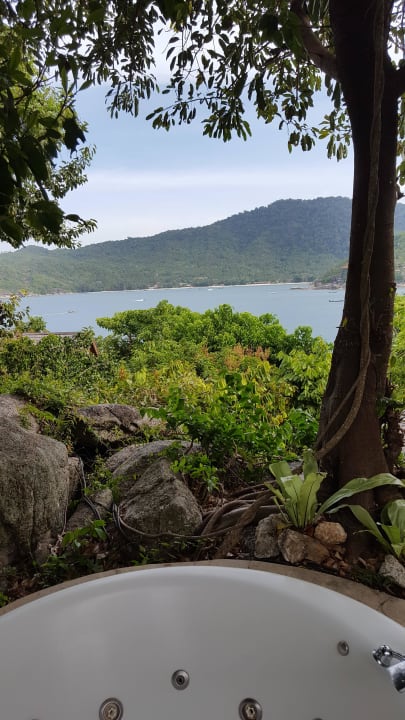 Ausblick vom Whirlpool Santhiya Koh Phangan Resort & Spa
