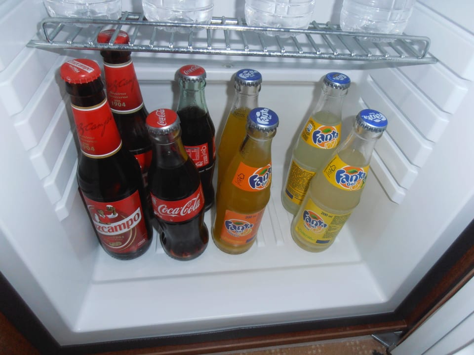 Getränke in der Minibar Meliá Costa del Sol