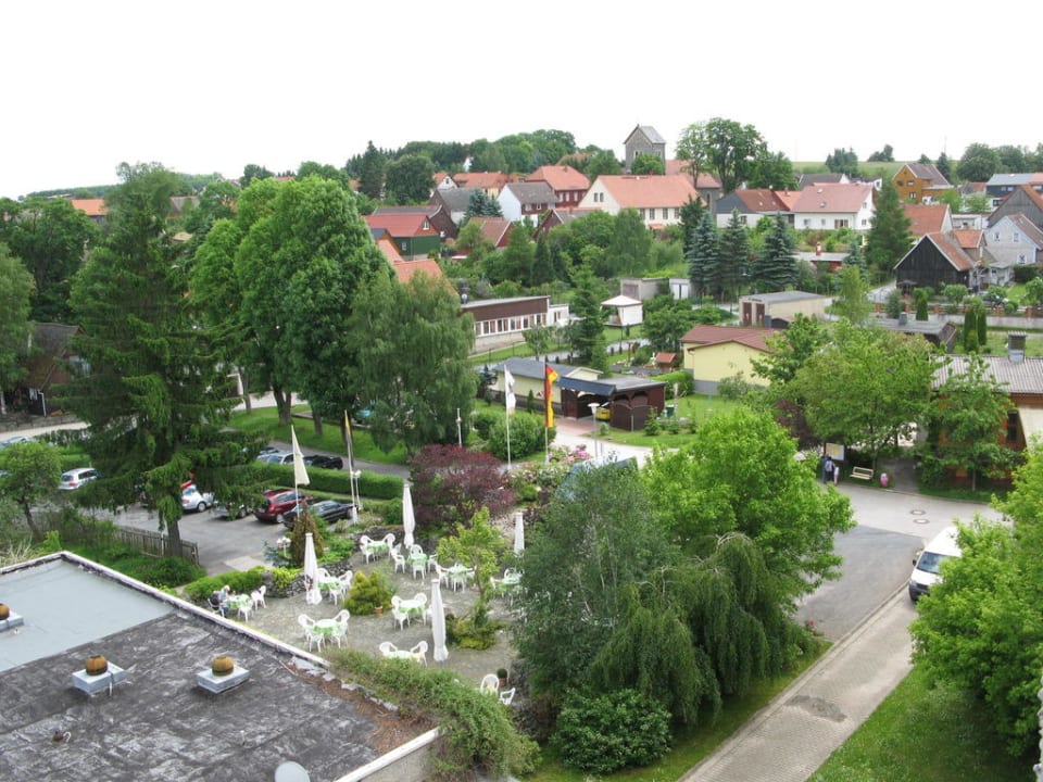 "Blick vom Balkon, 4. Stock" Wellness & Sporthotel Harzer