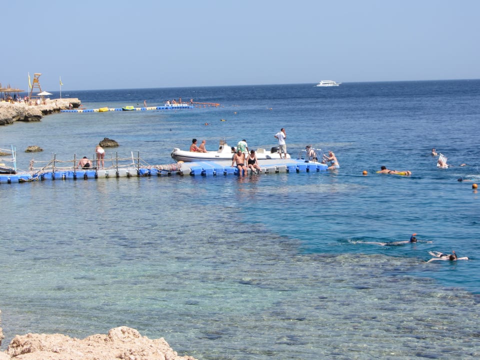Strand mit Riff Sharm Plaza