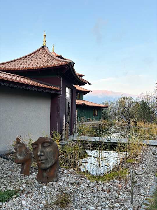 Gartenanlage Spirit & SPA Hotel Birkenhof am Elfenhain
