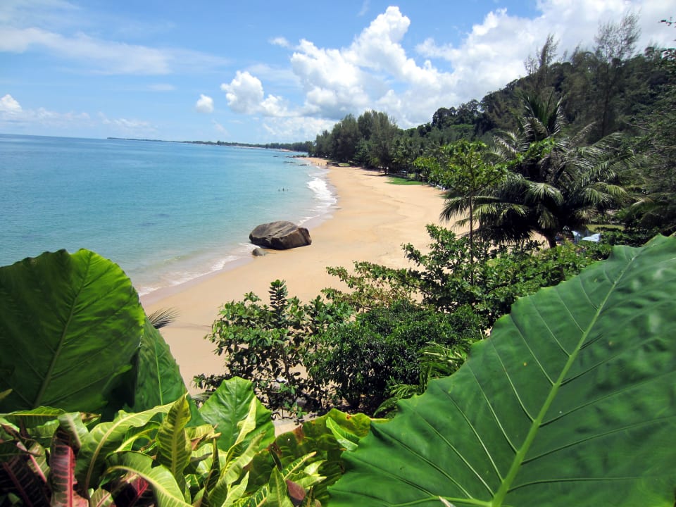 Hotelstrand in nördlicher Richtung Khaolak Paradise Resort