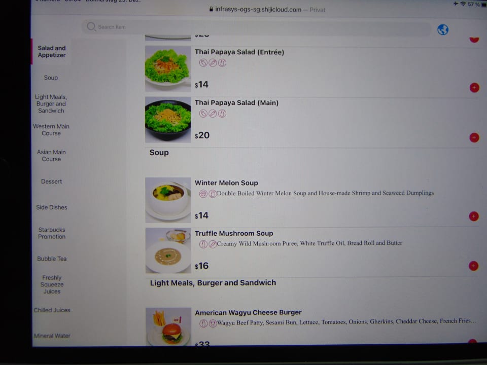 Gastro Hotel Crowne Plaza Changi Airport