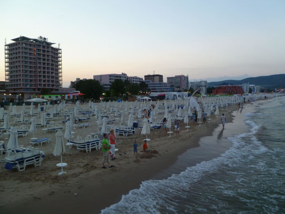 Sonnenstrand vom Steg DAS Club Hotel Sunny Beach
