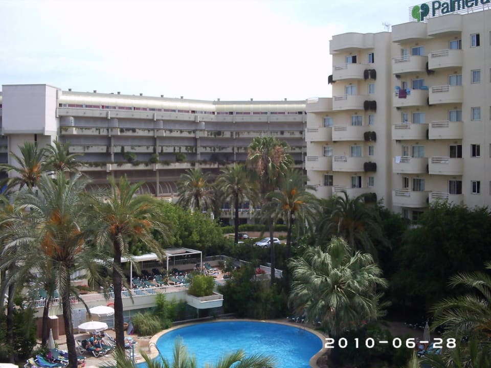 Ausblick von Block A Protur Palmeras Playa Aparthotel